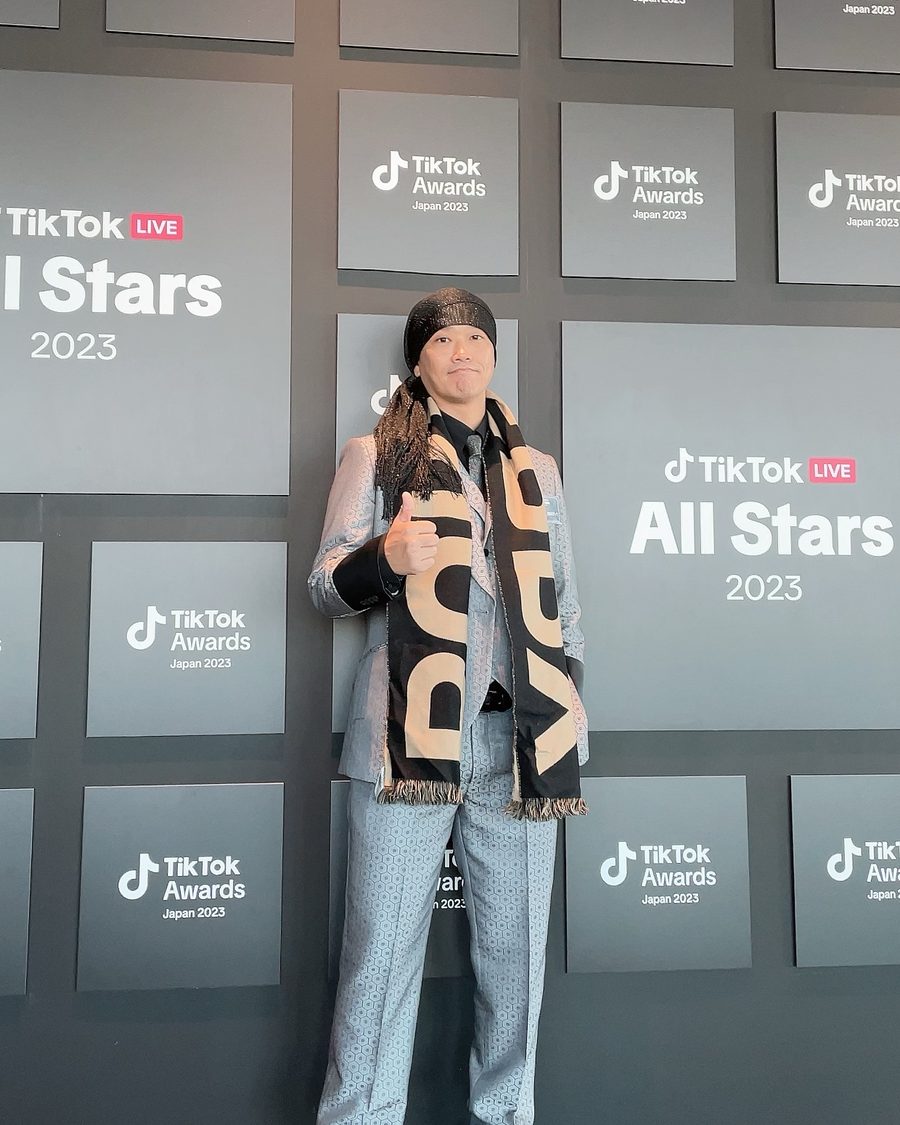 TikTok LIVE All Stars 2023 の会場でのフッカル